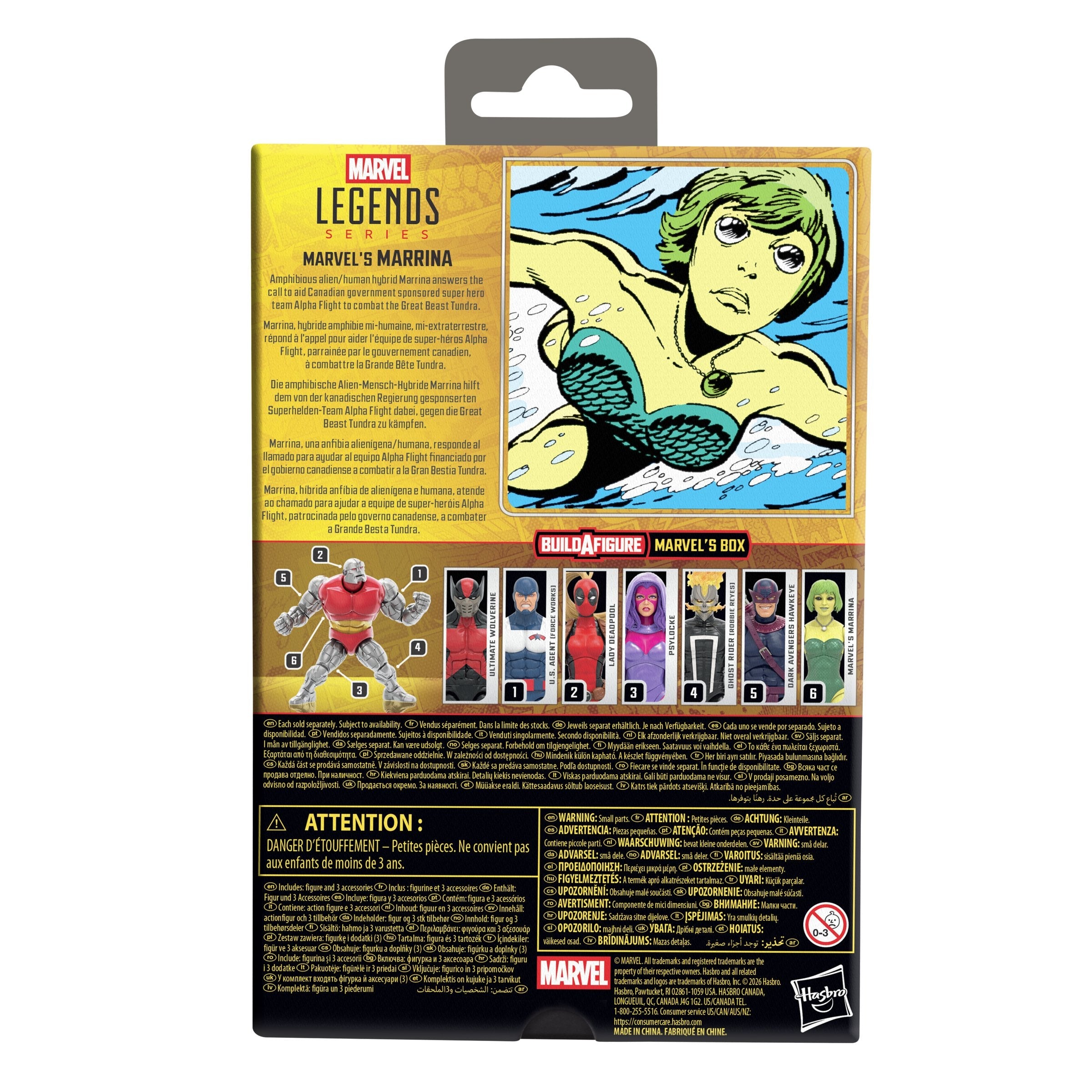 Figura Marvels Marrina Marvel Legends Series 15cm