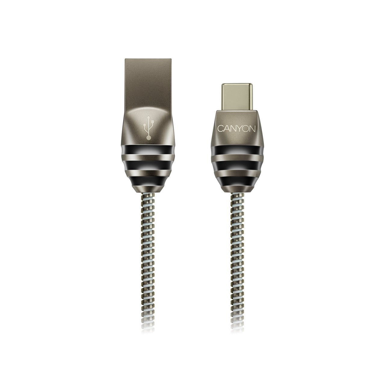 Canyon Cns-Usbc5dg Cable Usb 1 M Usb 2.0 Usb A Usb C Negro, Gris