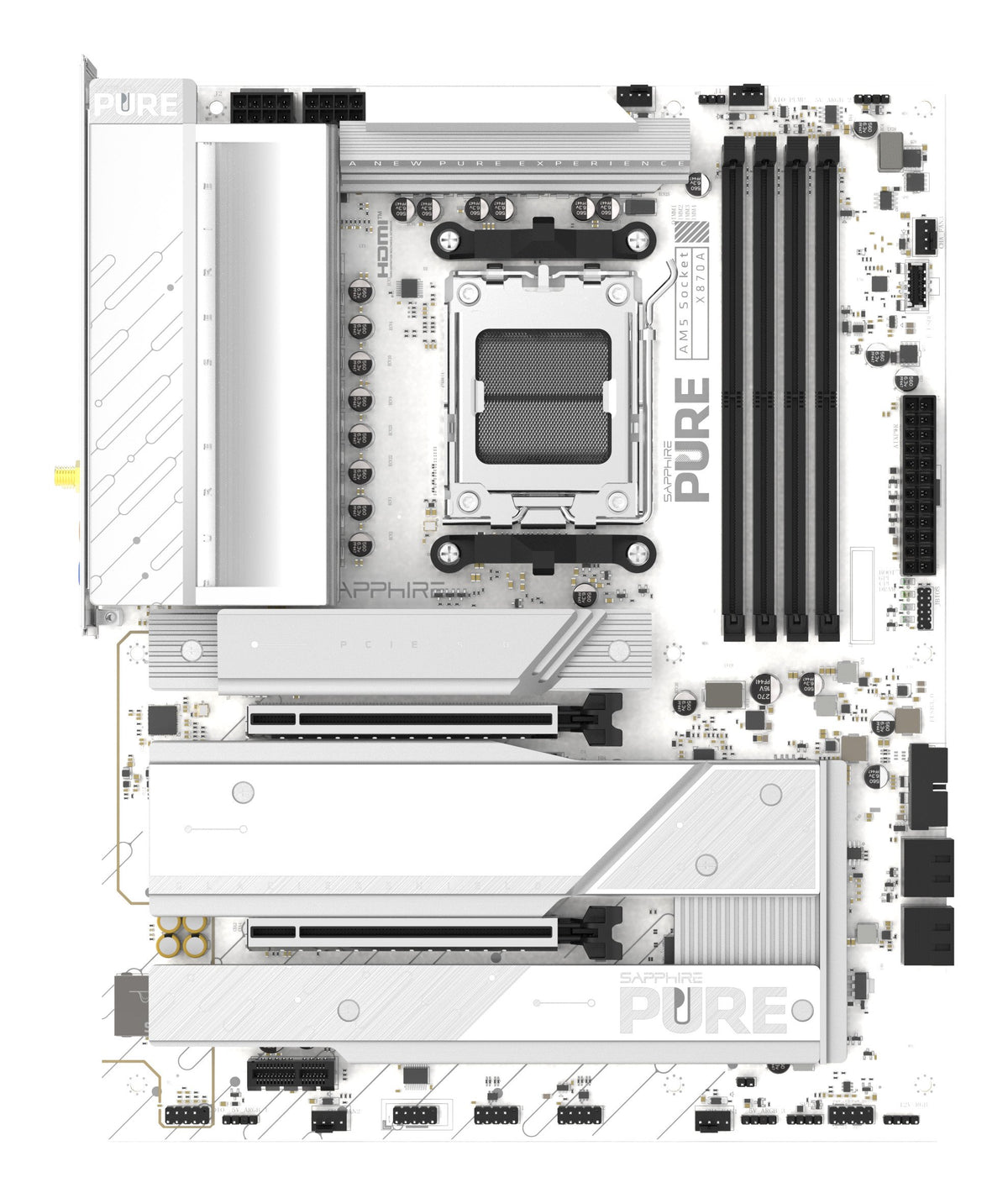 EAN 4895106296909 - Sapphire PURE X870A WIFI 7 AMD X870 Zócalo AM5 ATX imagen 1