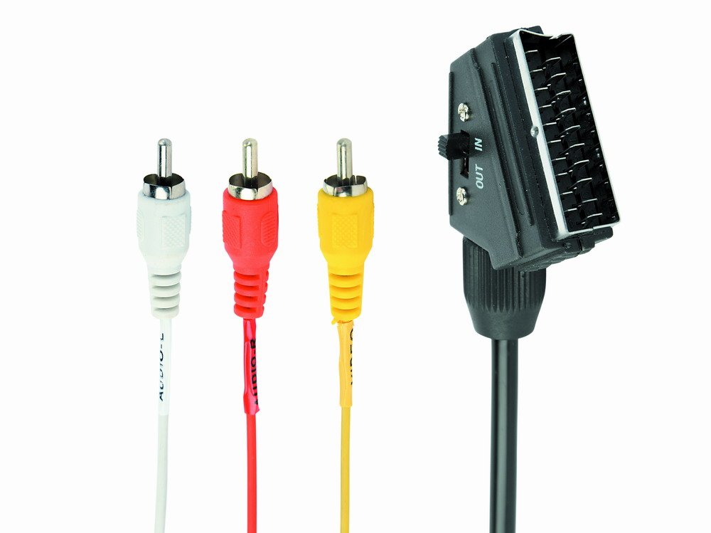 EAN 8716309076616 - Gembird SCART/3 x RCA 1,8 m SCART (21-pin) Negro imagen 1