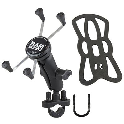 Ram Mounts Ram X-Grip Large Phone Mount With Handlebar U-Bolt Base - Medium