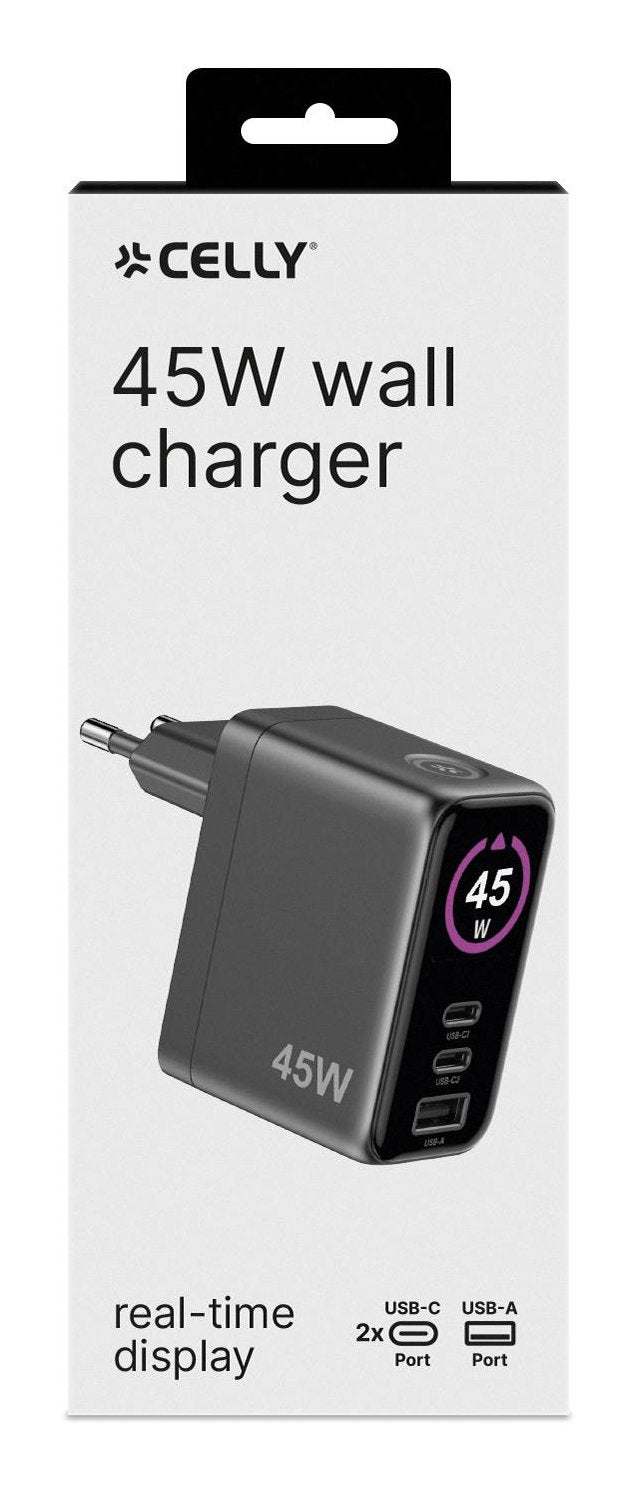 45w 2 Usb-C/ Usb-A Cargador Viaje