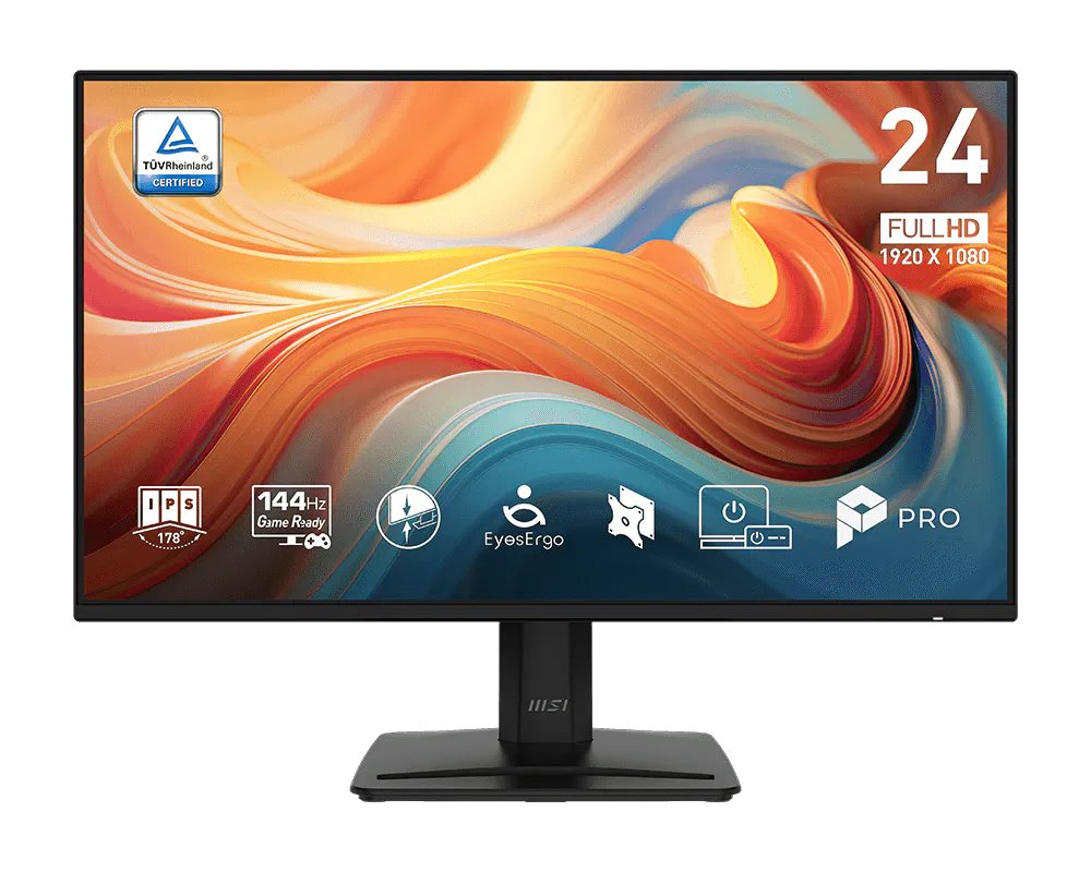 EAN 4711377346177 - MSI PRO MP243 E14 pantalla para PC 60,5 cm (23.8") 1920 x 1080 Pixeles Full HD LCD Negro imagen 1
