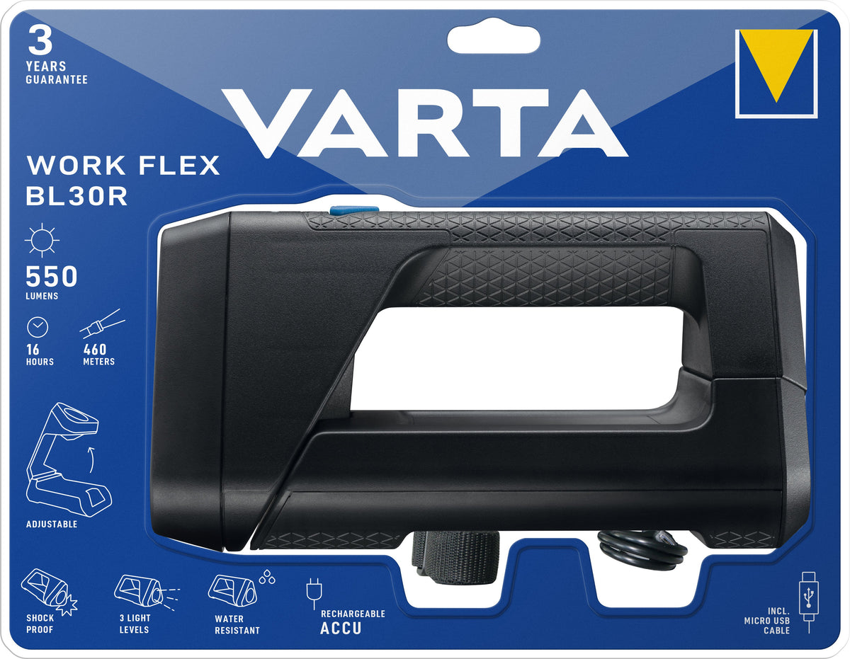 EAN 4008496978014 - Varta Work Flex Negro Linterna de mano LED imagen 4