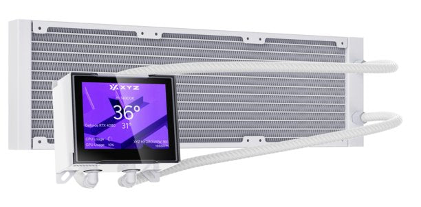 EAN 6978262010508 - XYZ HYDROVIEW AIO 360 Procesador Kit de refrigeración líquida 12 cm Blanco 1 pieza(s) imagen 4