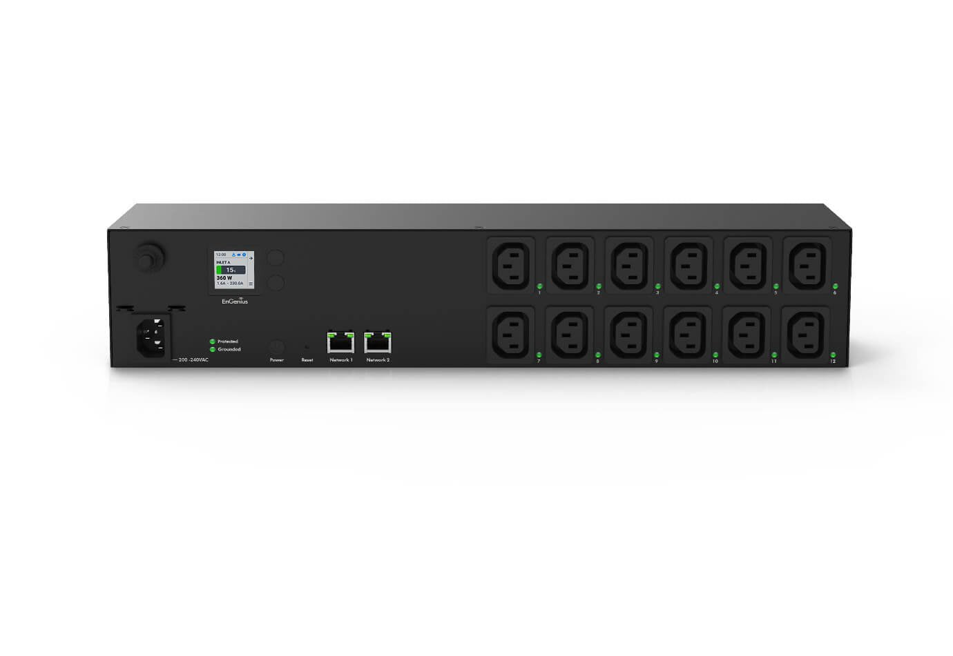 Pdu 2u  Regleta Alimentaci N Inteligente  Gesti N Cloud  Programaci N  Consumos  Protecci N Sobretensiones  Alertas  12 Salidas C13