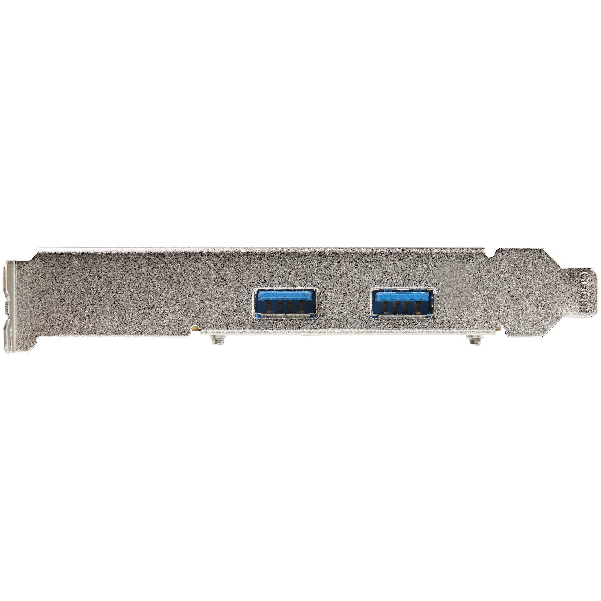 Tarjeta Pci Express Startech.Com  De 2 Puertos Usba 10gb/Puerto - Tarjeta Pci-E 3.0 X2 Usb 3.2 Gen 2 (10gbps) Tipo A - Win/Linux (Pexusb312a3)