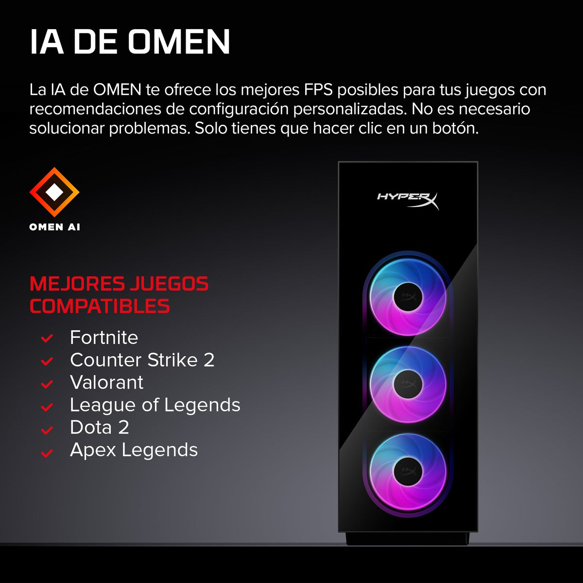 EAN 821844753033 - HP HyperX OMEN MAX 45L Gaming Desktop GT24-0001ns PC Intel Core Ultra 7 32 GB DDR5-SDRAM NVIDIA GeForce RT imagen 10