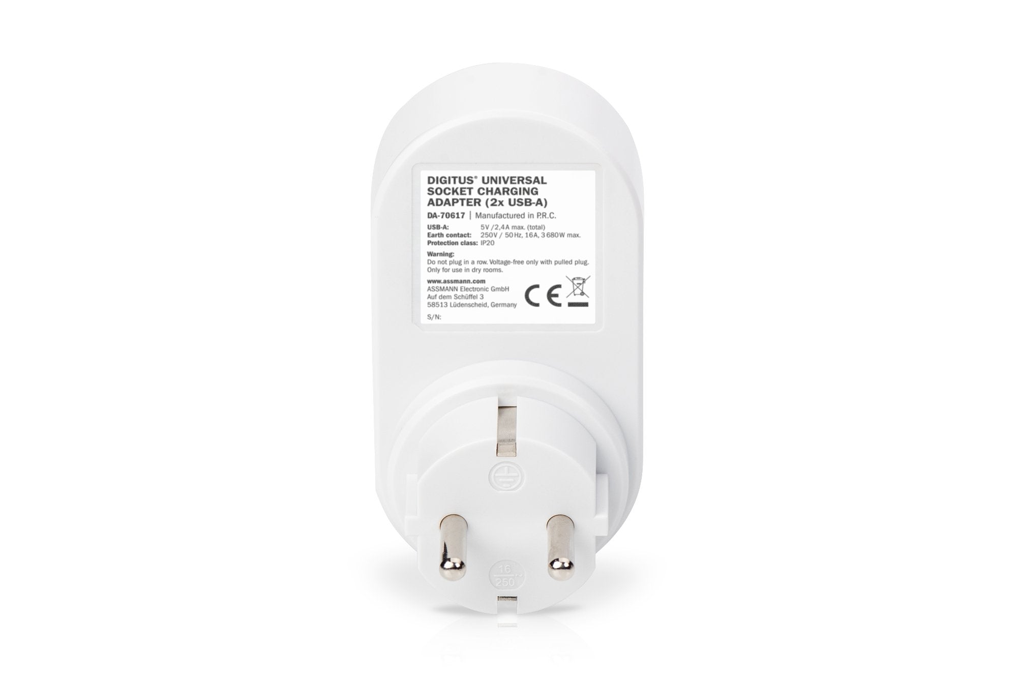 Digitus Da-70617 Cargador De Dispositivo Móvil Interior Gris, Blanco