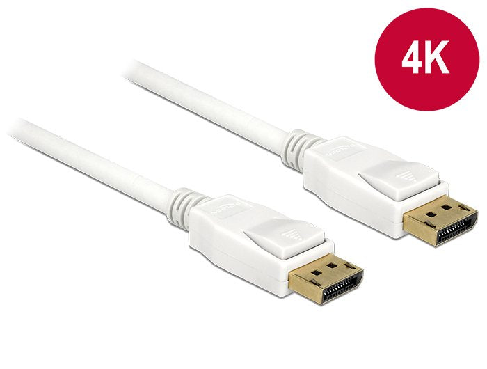 EAN 4043619848768 - DeLOCK 1m, 2xDisplayPort DisplayPort Blanco imagen 1