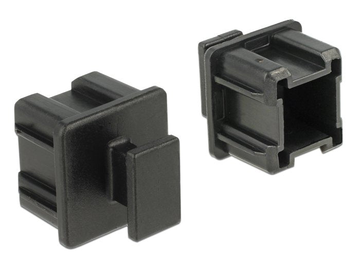 Staubschutz Für Mini Sas Hd Sff 8644 Buchse Mit Griff 10 Stück Schwarz