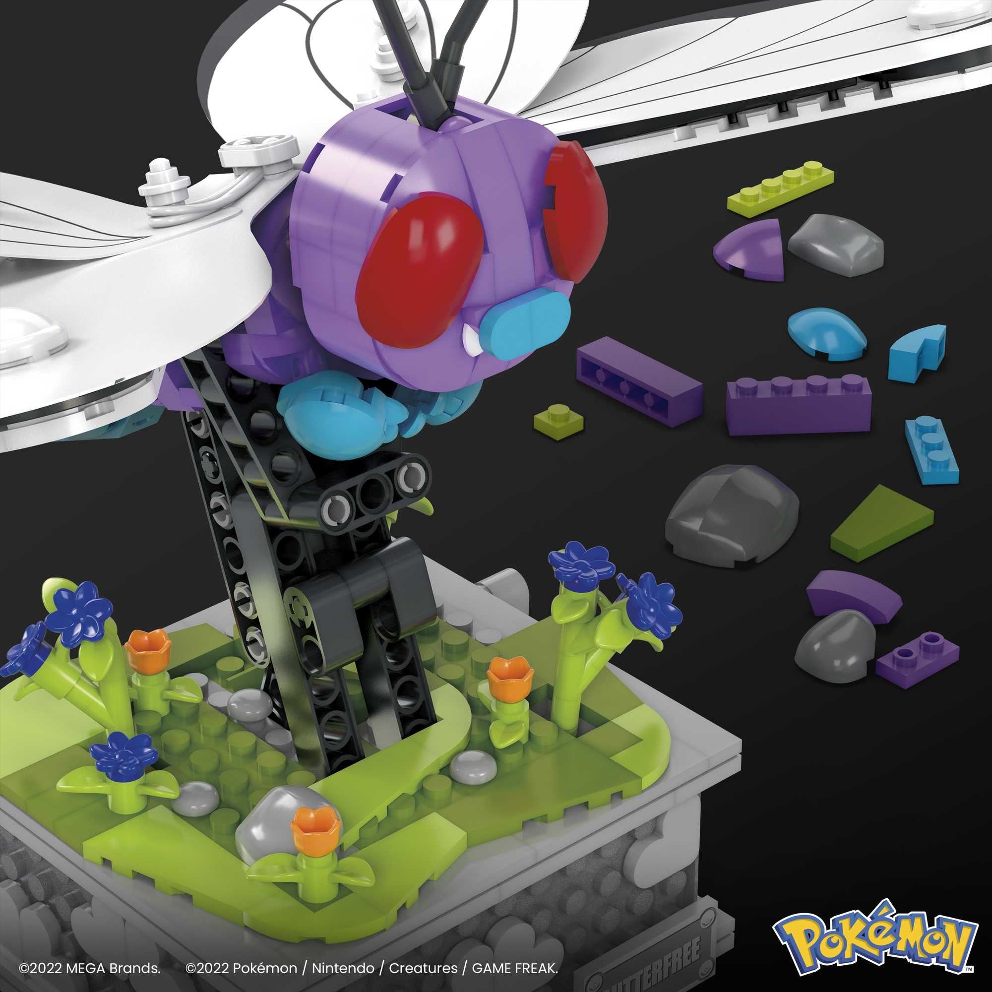 Mega Construx Pokémon Motion Butterfree Kit De Construcción Hkt22