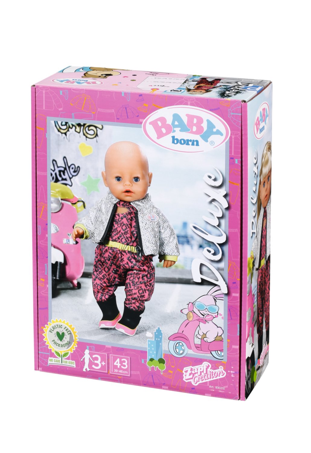 Zapf Creation Baby Born® City Deluxe Scooter Combo, Accesorios Para Muñecas 830215