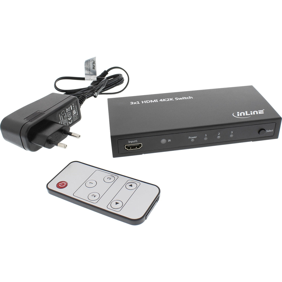 Inline Hdmi Switch 3 In A 1 Out Señal 4k2k 3d Hd Audio