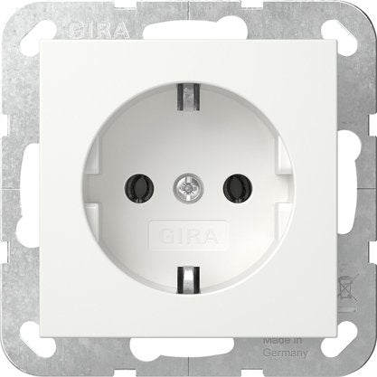 Gira System 55 Toma De Corriente Schuko Blanco