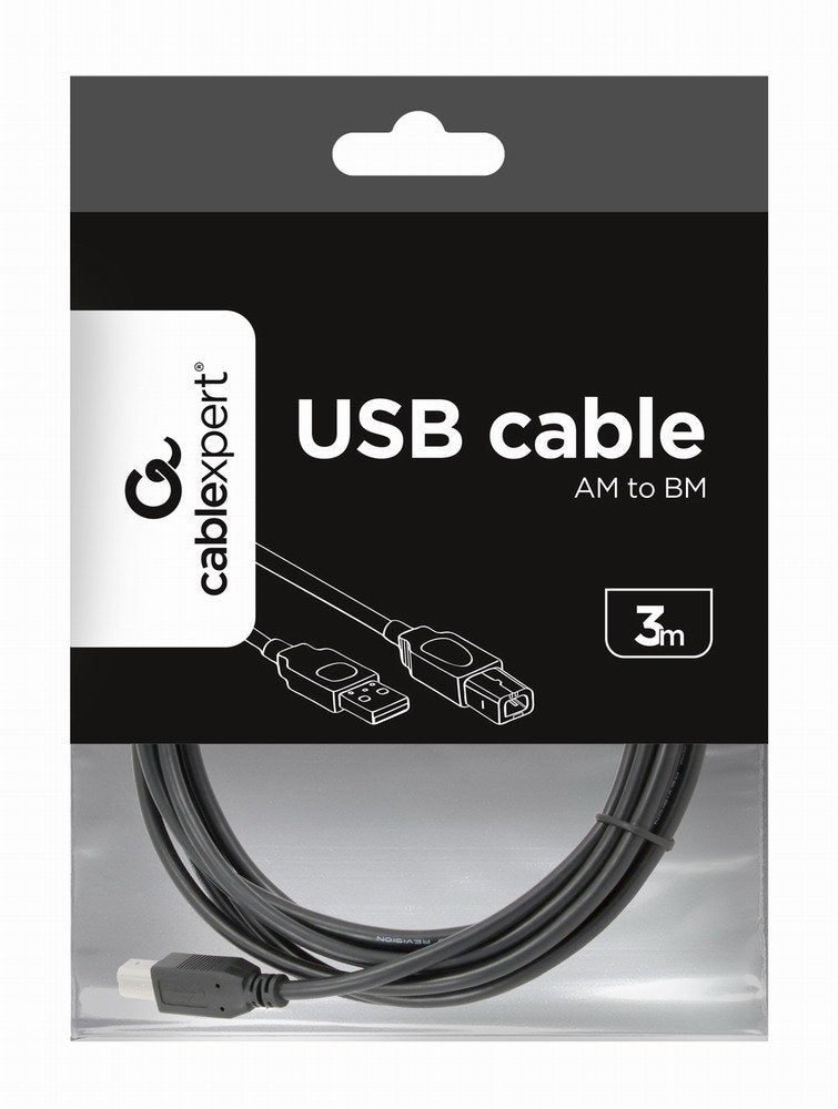 EAN 8716309041980 - Gembird CCP-USB2-AMBM-10 cable USB 3,04 m USB A USB B Negroimagen 3)