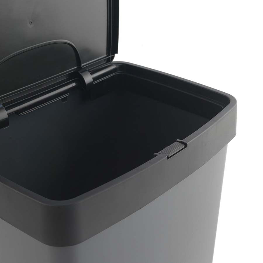 Cubo De Basura O Reciclaje 70l, Vertical, 2 Compartimentos, Papelera Residuos, 76 Cm, Fácil Gestión