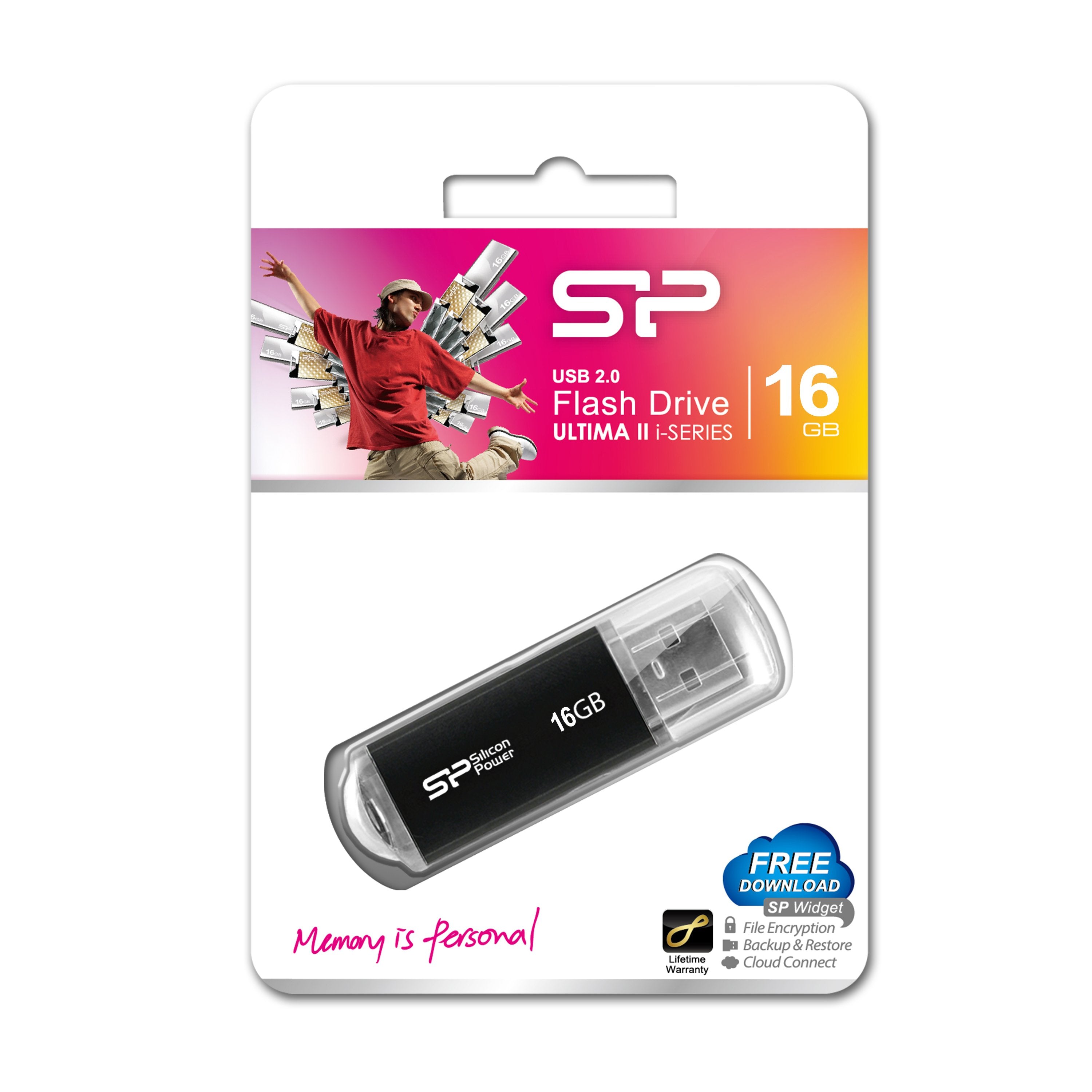 Silicon Power Ultima ? Unidad Flash Usb 16 Gb Usb Tipo A 2.0 Negro