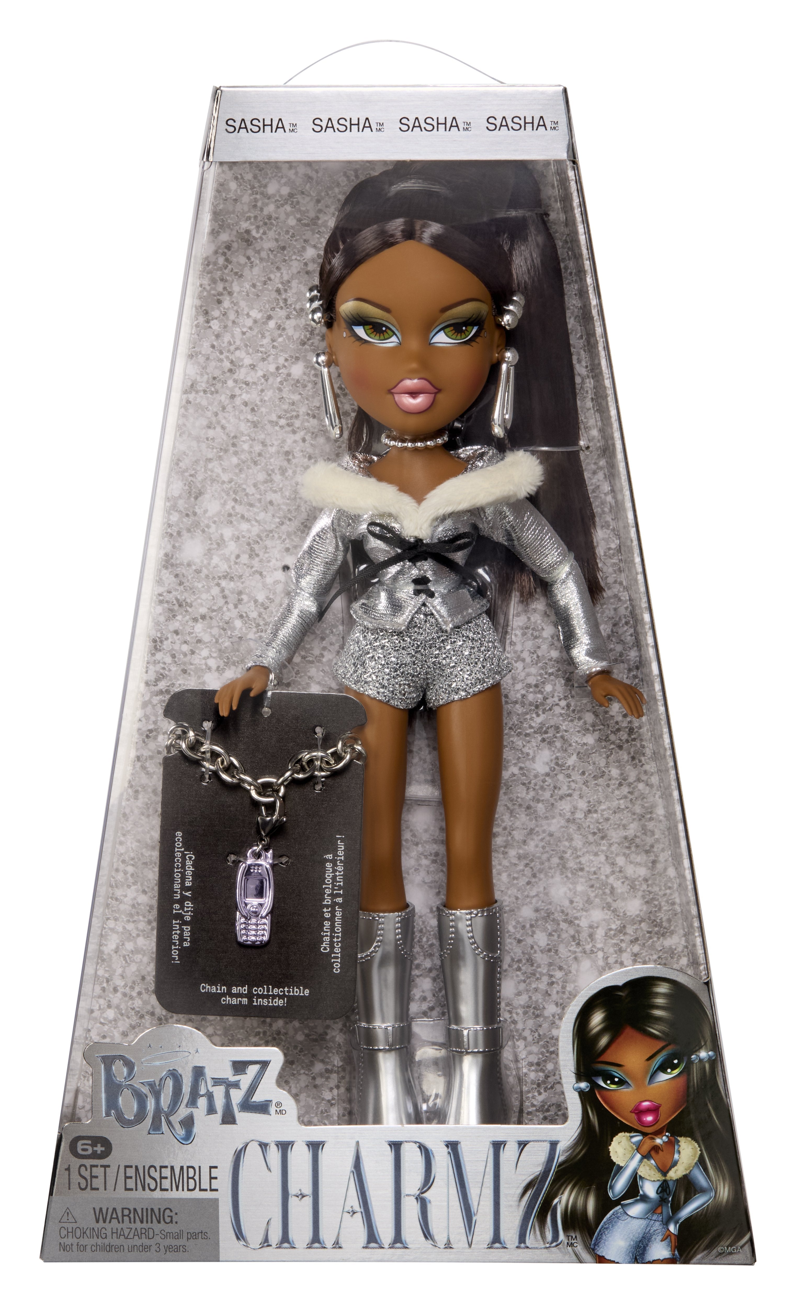 Muñeca Sasha + Charmz Stylin Bratz