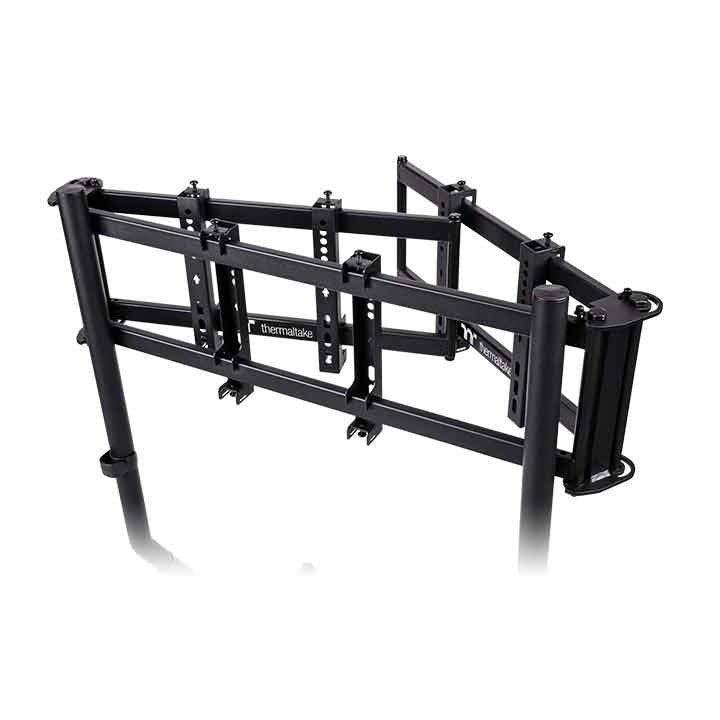 Soporte Para 3 Monitores De 32" Thermaltake Triple Racing Negro