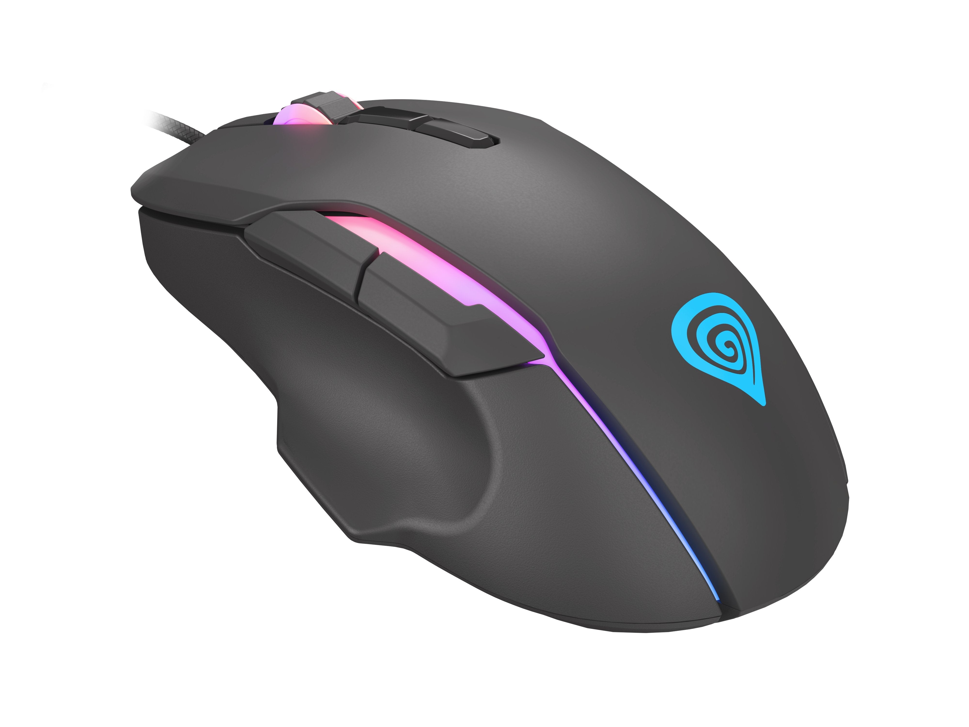 Natec Genesis Xenon 220 Ratón Usb Tipo A Óptico 6400 Dpi Ambidextro