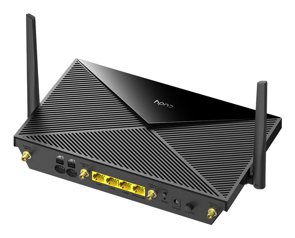 EAN 6971690792282 - Cudy P5 router inalámbrico Gigabit Ethernet Doble banda (2,4 GHz / 5 GHz) 5G Negro imagen 3