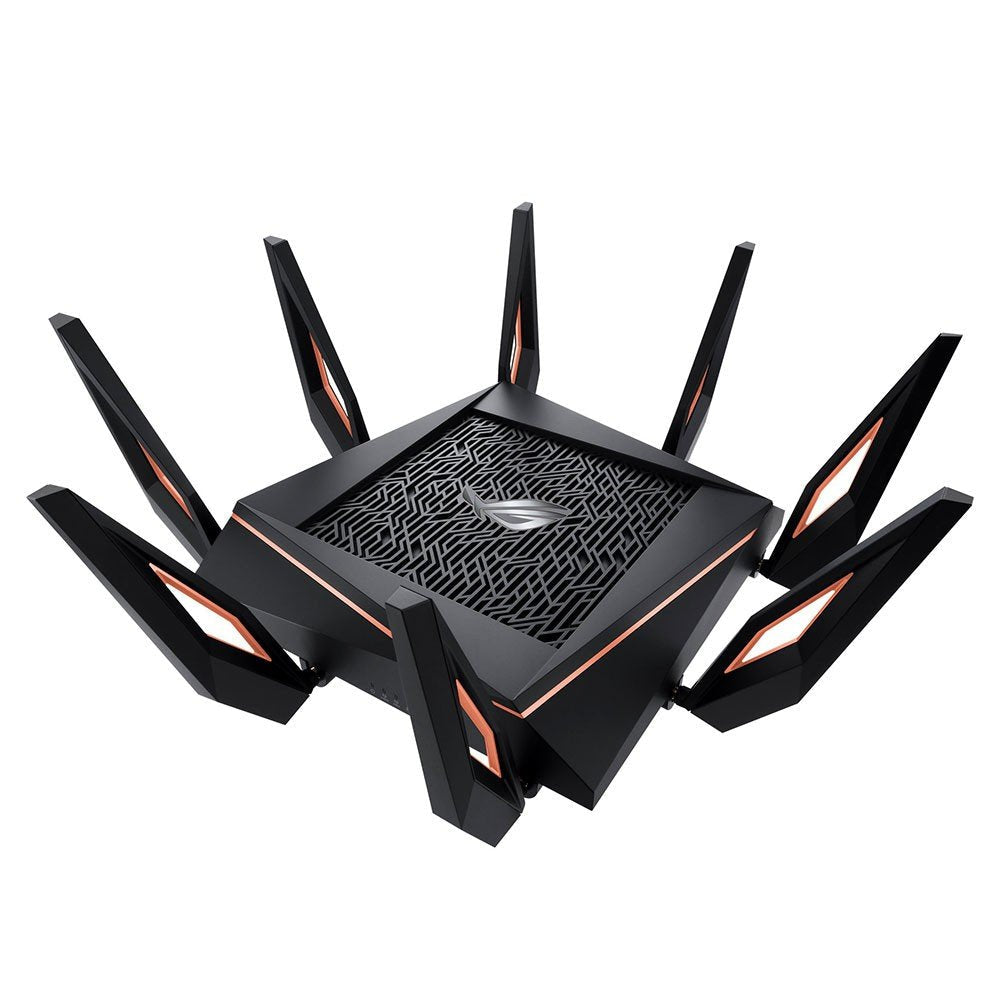 Asus Gt-Ax11000 Router Inalámbrico Gigabit Ethernet Tribanda [2,4 Ghz/5 Ghz/5 Ghz] 4g Negro