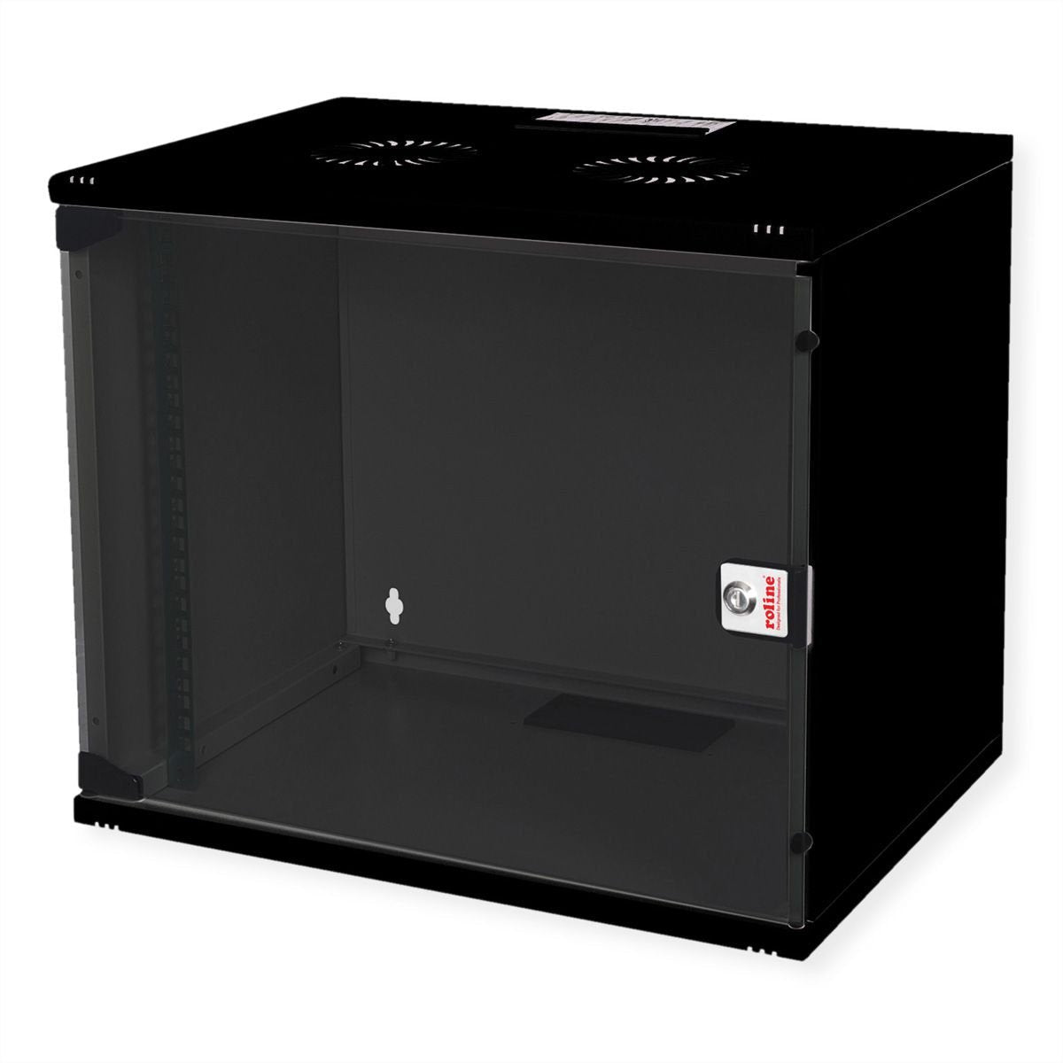 Roline 19-Zoll Wandgehuse Basic 7 He, 540x400 Bxt Bausatz Schwarz