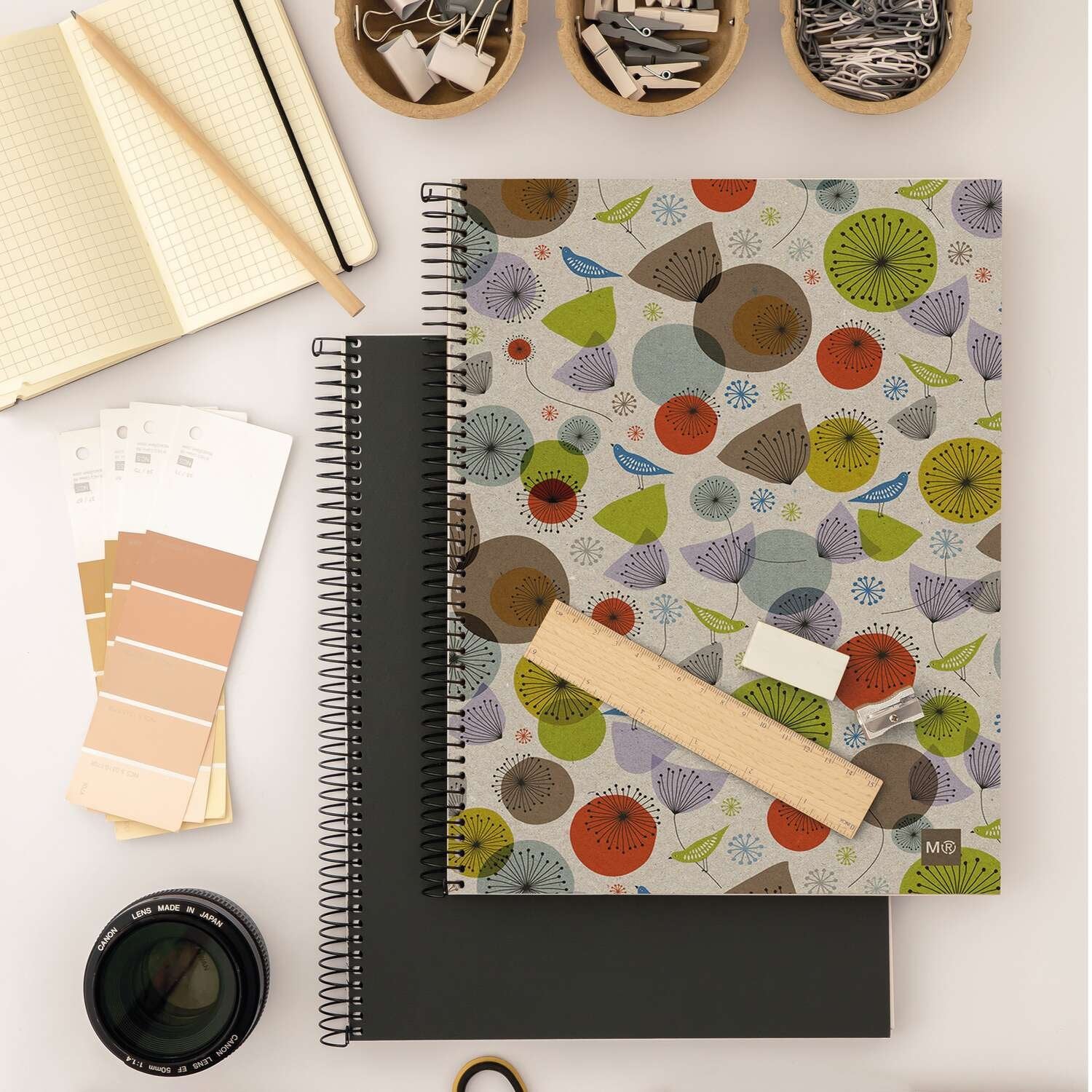 Miquelrius Notizblock Ecobirds Recycle A4 80 Blatt (Speditionsversand)