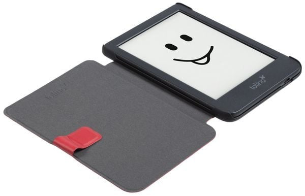 Tolino Shine - Tasche Slim - Dark Rojo Texture