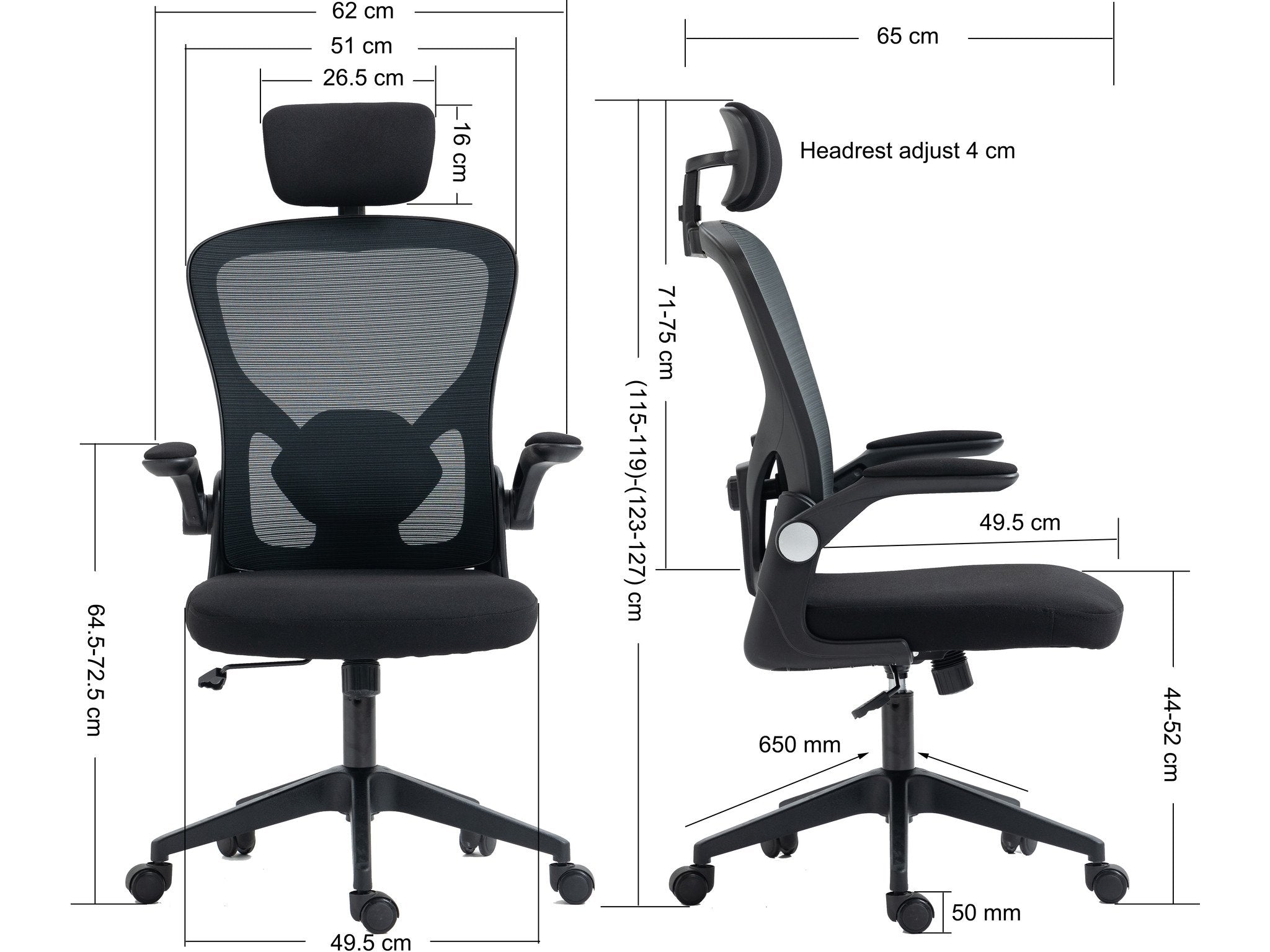 EAN 5705730640971 - Sandberg 640-97 silla de oficina y de ordenador Asiento acolchado Respaldo de malla imagen 10