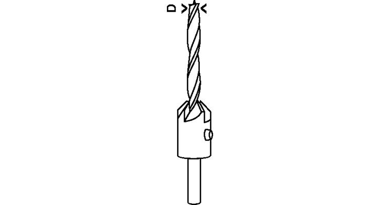 Bosch Broca Para Madera Con Avellanado, Ø 7 Mm 2608596394