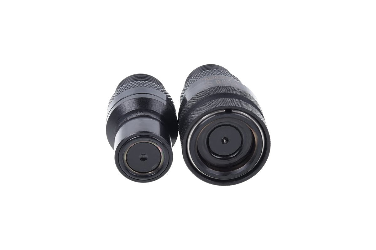 Alphacool Eiszapfen Juego De Acoplamiento Rápido Con Conexión De Tornillo De Doble Mamparo G1/4 It - Deep Black, Conexión Negro (Mate), Para Mangueras Blandas (Pvc, Silicona, Neopreno) 17368