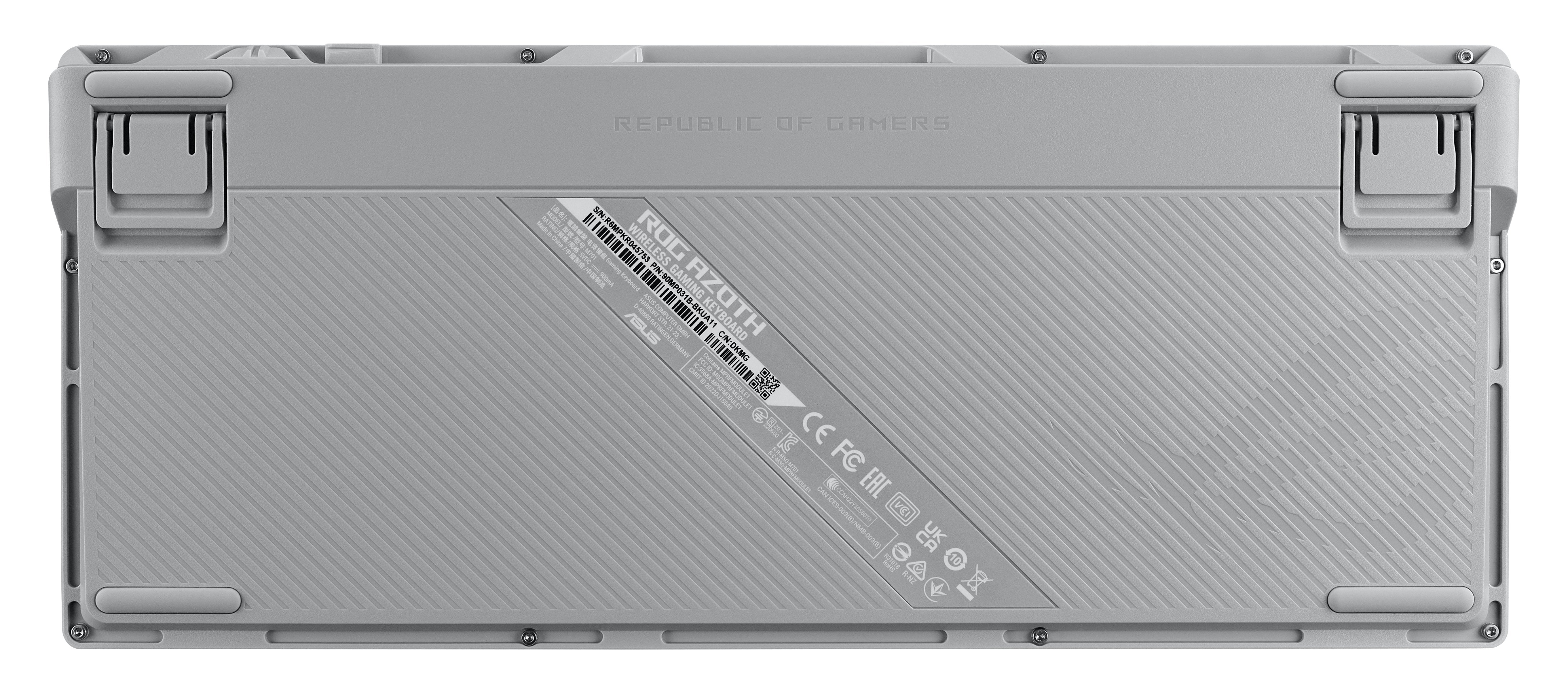 EAN 4711387209431 - ASUS ROG Azoth White teclado Juego USB + RF Wireless + Bluetooth QWERTZ Alemán Blanco imagen 6
