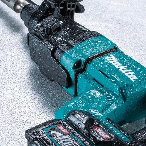 Martillo Combinado Inalámbrico Makita Hr007gm201 Xgt, 40 Voltios, Martillo Perforador (Azul/Negro, 2x Batería De Iones De Litio De 4,0 Ah)