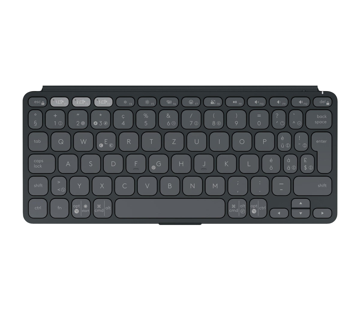 EAN 5099206125766 - Logitech Keys-To-Go 2 QWERTZ Suizo Bluetooth Grafito imagen 3