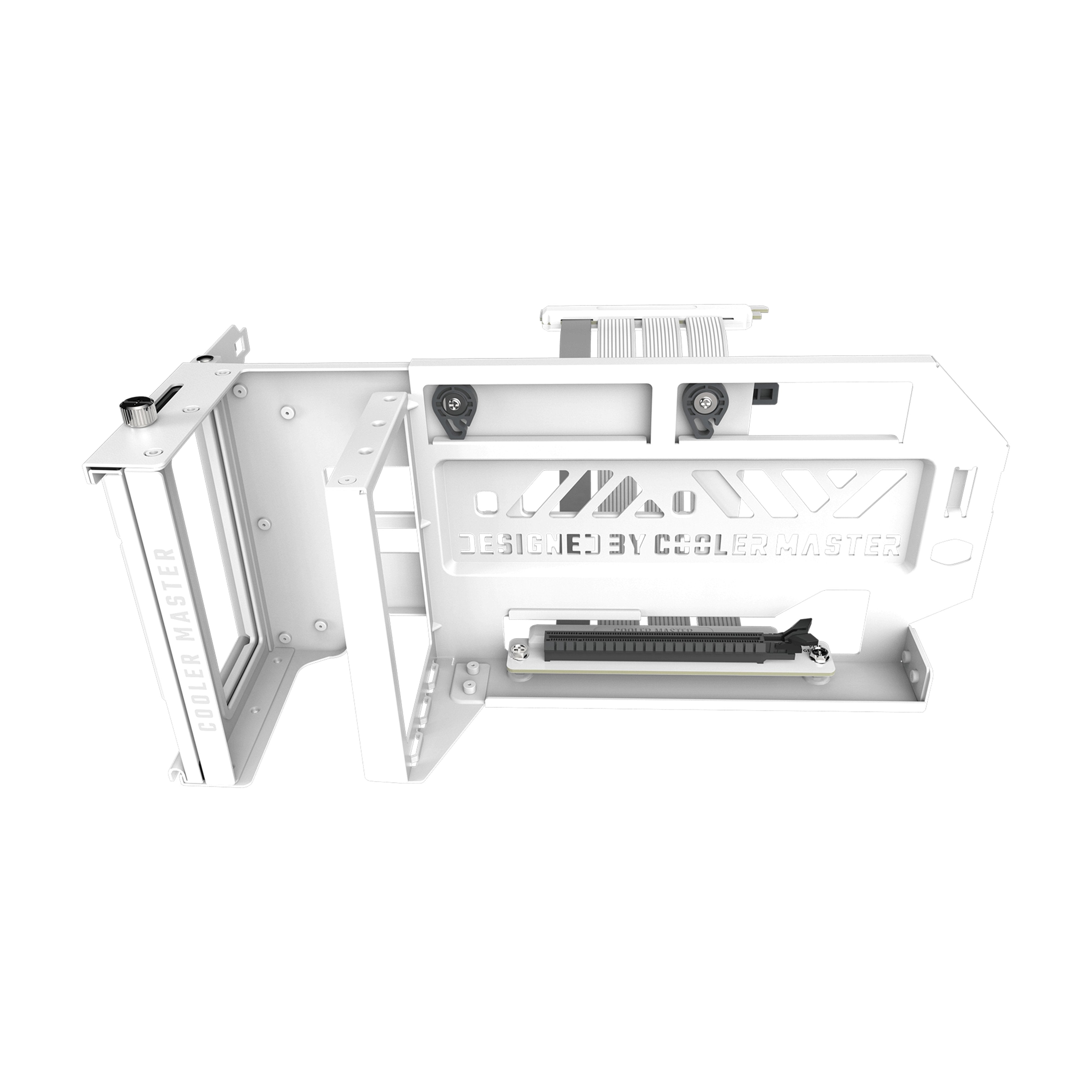 Kit De Soporte De Tarjetas De Gráficos Verticales Más Coorradores V3, White White Mca-U000r-Wfvk03