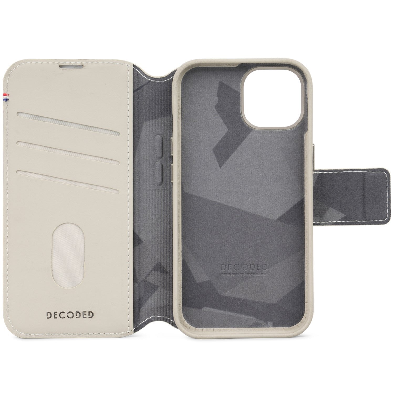 Decoded Leather Detachable Wallet For Iphone 15 Plus Clay