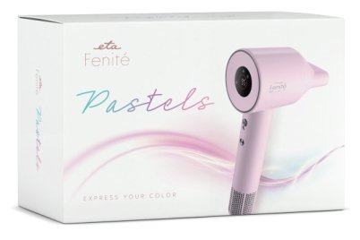 Eta Fenité Pastels Eta831990000 Hair Dryer, Ionization Function, Led Display, Light Pink