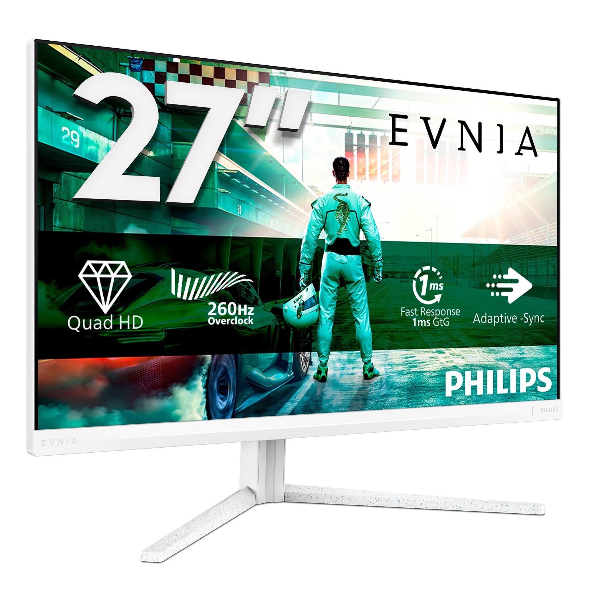 EAN 8721038004304 - Philips Evnia 27M2N3501PA/00 pantalla para PC 68,6 cm (27") 2560 x 1440 Pixeles Quad HD LCD Blanco imagen 2