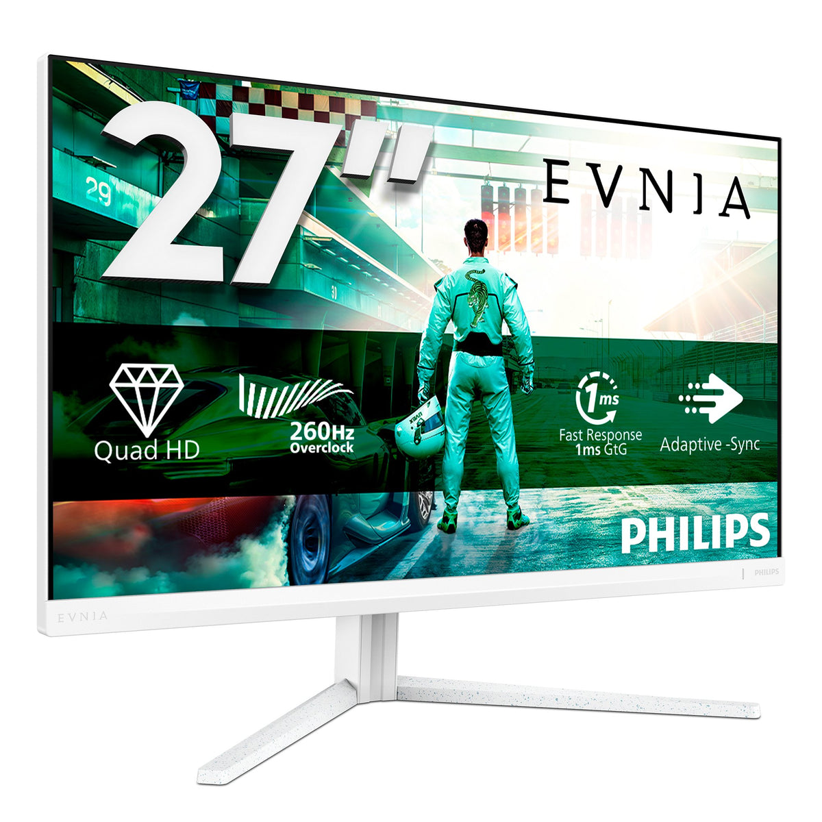 EAN 8721038004304 - Philips Evnia 27M2N3501PA/00 pantalla para PC 68,6 cm (27") 2560 x 1440 Pixeles Quad HD LCD Blanco imagen 4