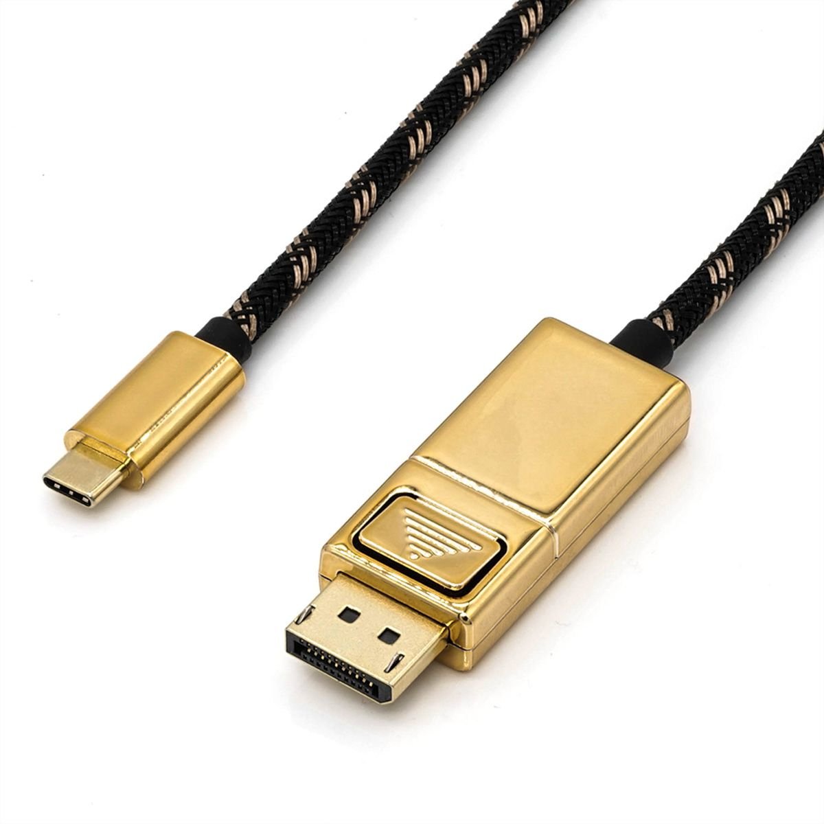 Roline Gold Usb Typ C - Displayport Adaptercable, V1.2, St St, 1 M