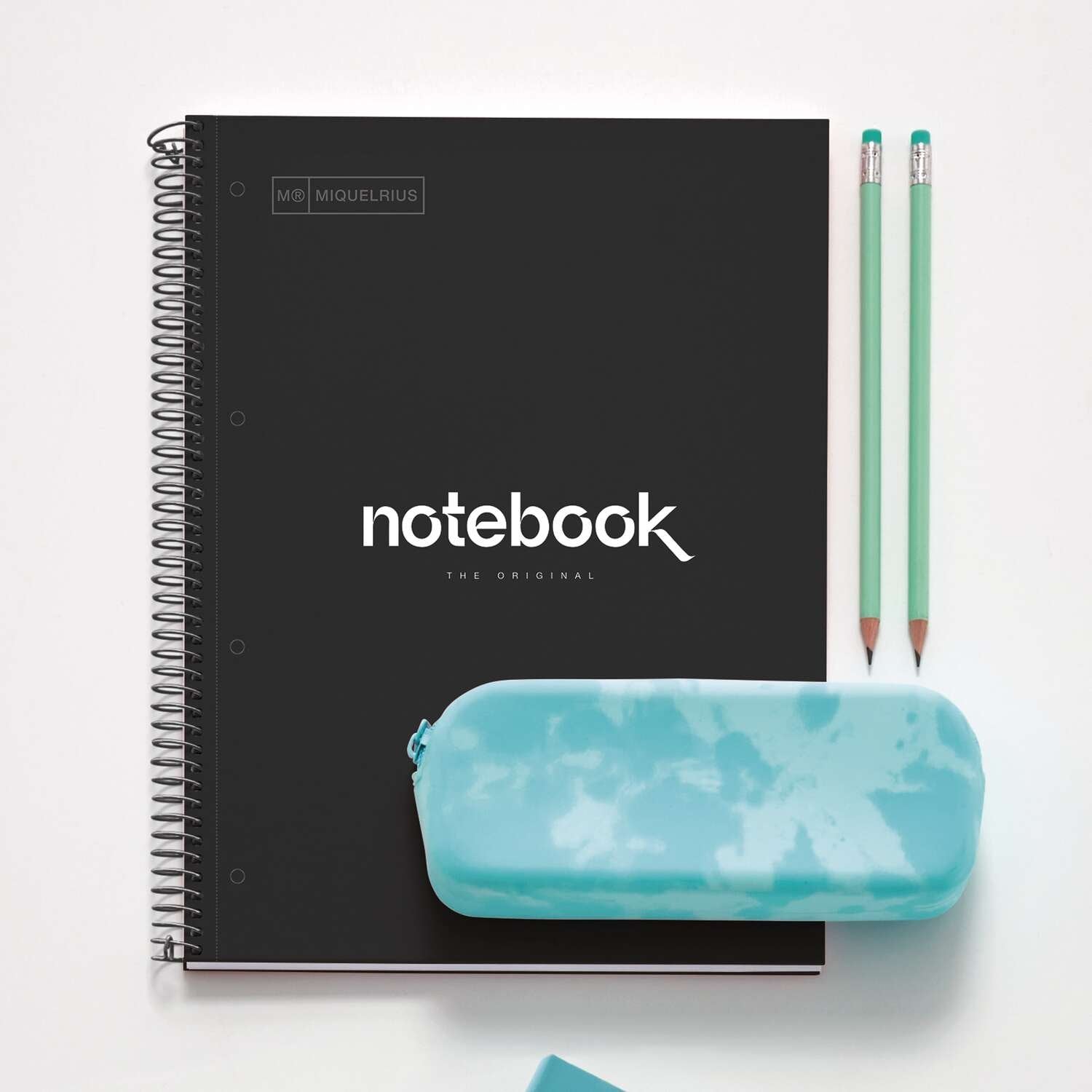 Maul A460490 Cuaderno Y Block A4 80 Hojas Negro