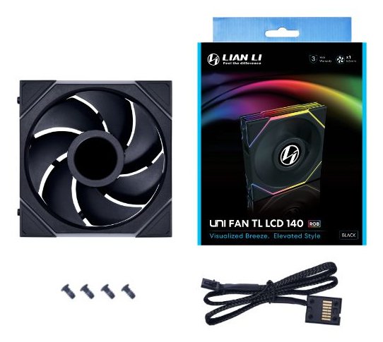 140mm Lian Li Uni Fan Tl140 Lcd Wireless