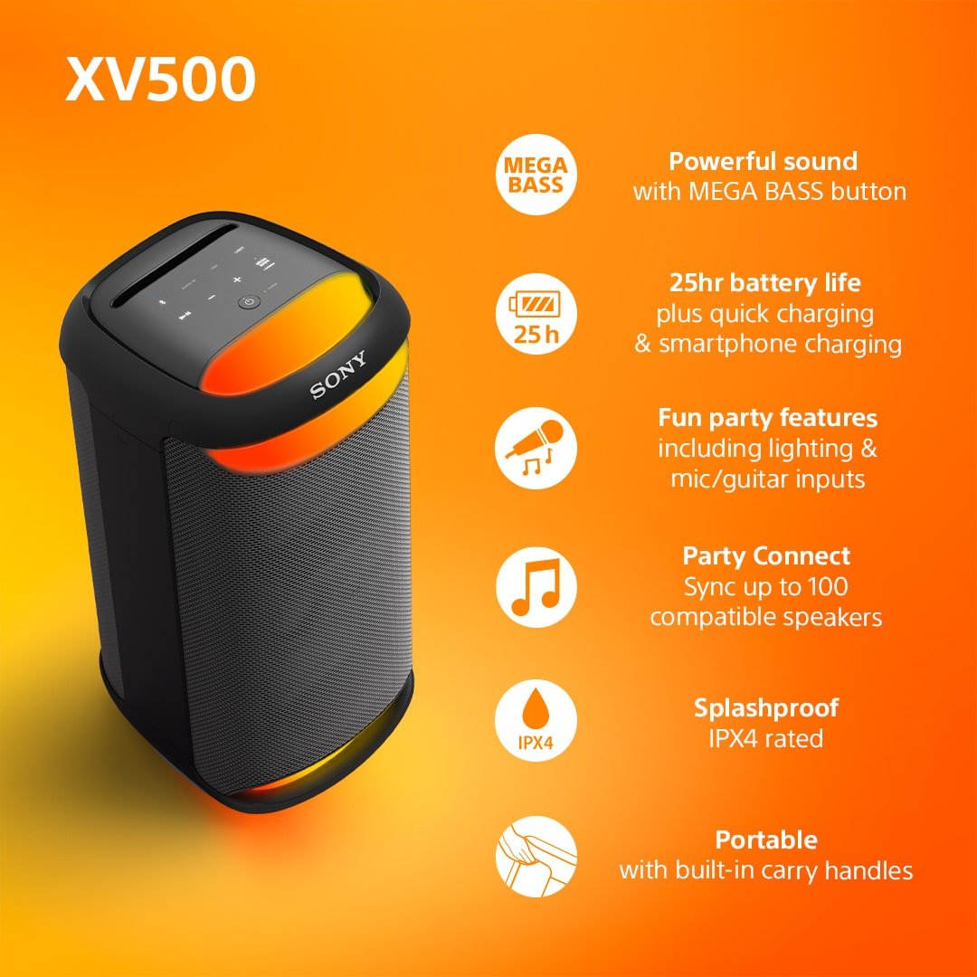 Sony Srs-Xv500 Negro