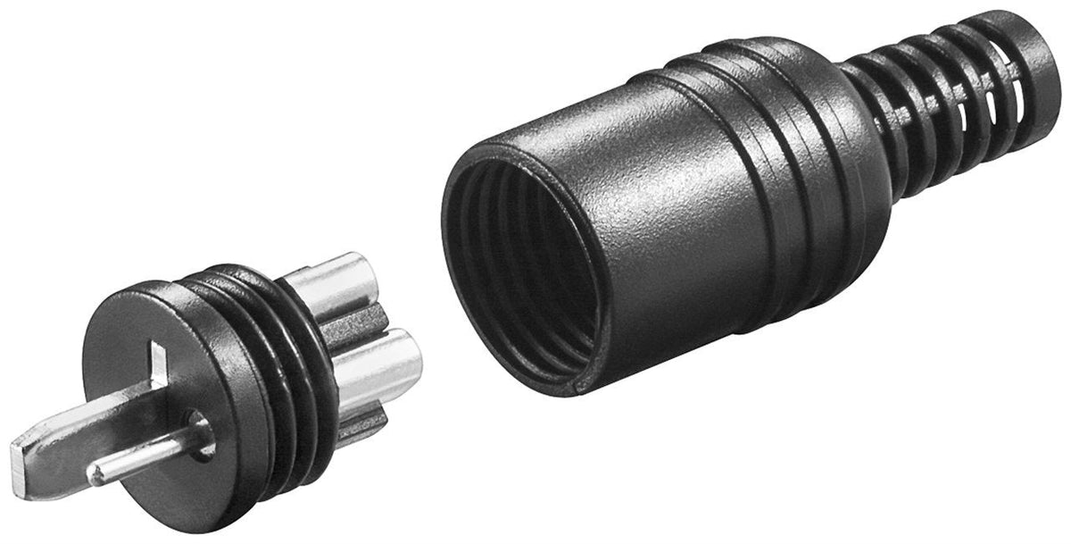 Goobay 11241 Conector Loudspeaker Plug Negro