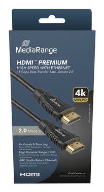 EAN 4260664878094 - MediaRange MRCS247 cable HDMI 2 m HDMI tipo A (Estándar) Negro imagen 2