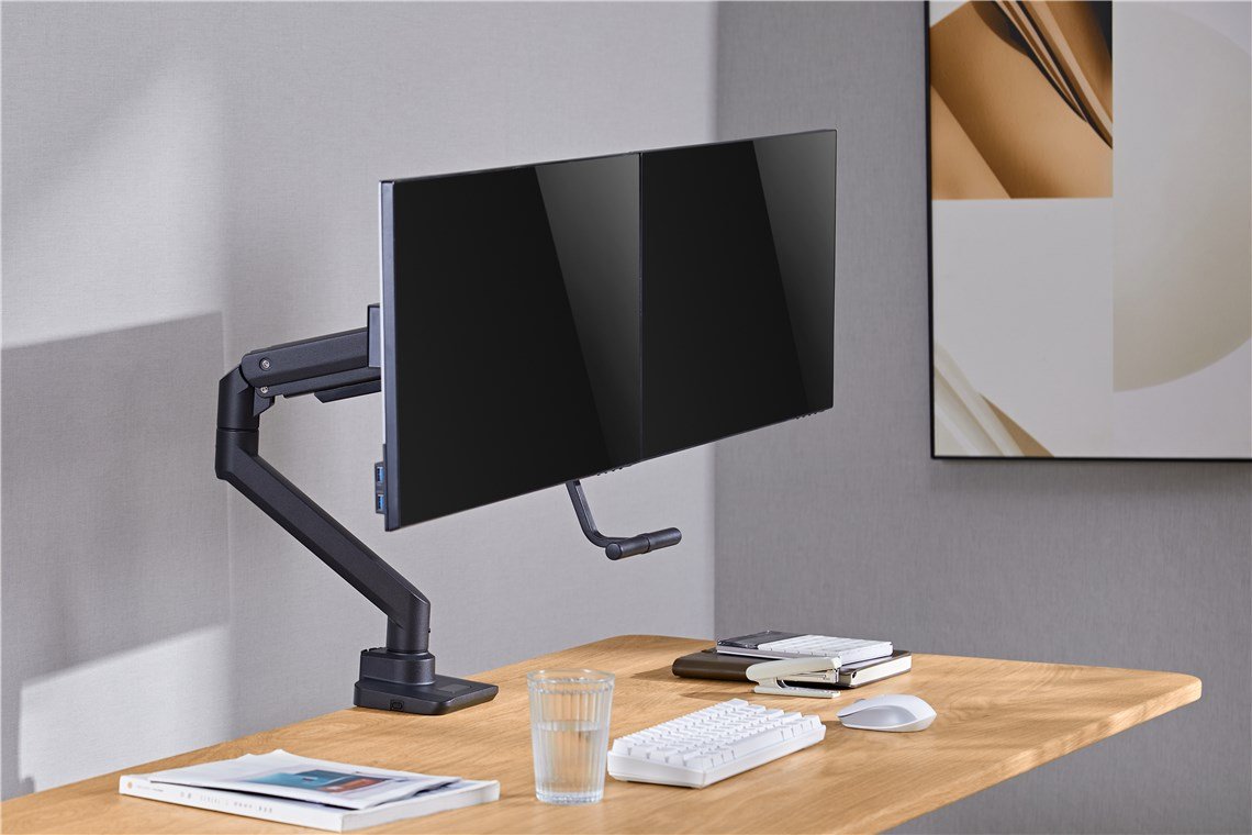 Goobay Goobay Doppel-Soporte De Monitor Office 74074