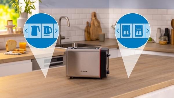 Tostadora  Bosch Tat 6m420 Mymoment Edelstahl