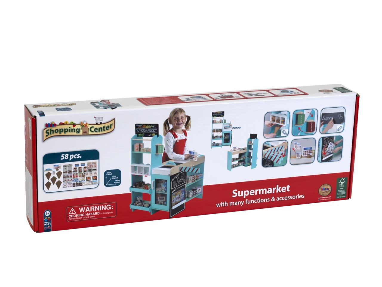 Theo Klein Supermercado Madera, Tienda 9391